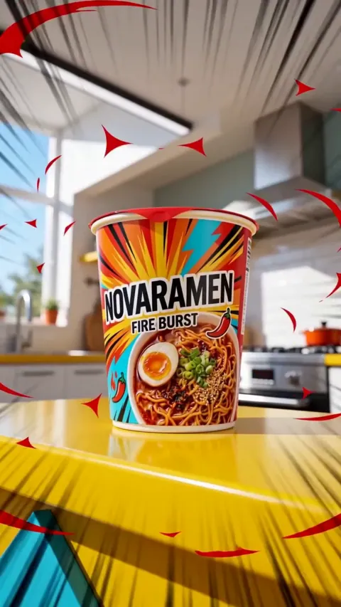 NovaFrame food commercial